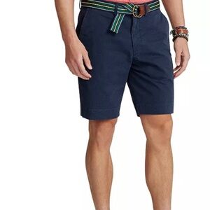 POLO RALPH LAUREN
Men's Stretch Classic-Fit 9" Shorts, 
Nautical Ink